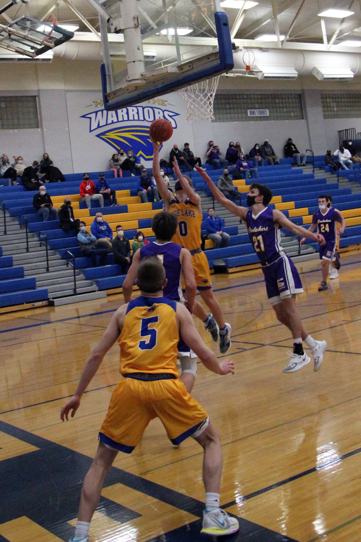 Rice Lake boys basketball vs. Ashland 12-30-20